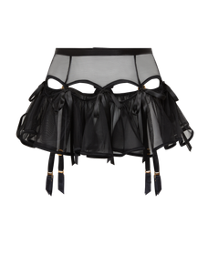 Fizzie Suspender Skirt Black | Agent Provocateur