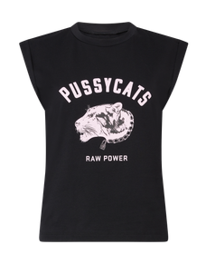 Varsity T-Shirt Black/Pink | Agent Provocateur