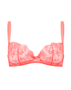 Jayce Plunge Underwired Bra Neon Coral | Agent Provocateur