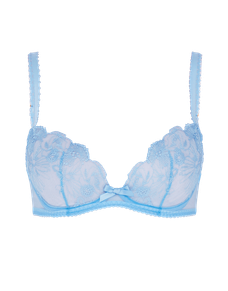 Jayce Plunge Underwired Bra Baby Blue | Agent Provocateur