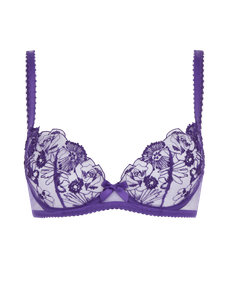 Jayce Plunge Underwired Bra Purple | Agent Provocateur