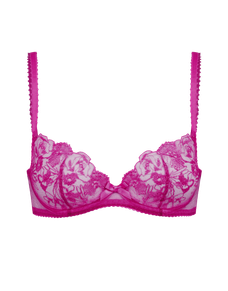 Jayce Plunge Underwired Bra Magenta/Magenta | Agent Provocateur