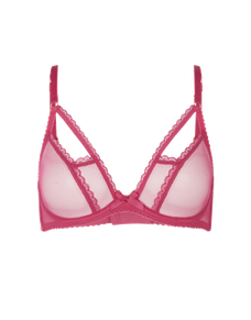 Fia Plunge Underwired Bra Pink | Agent Provocateur