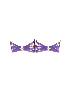 Dioni Garter Set Deep Purple | Agent Provocateur