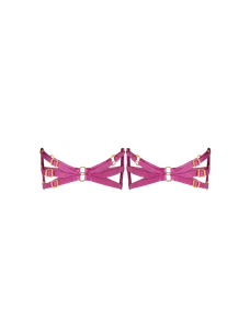 Dioni Garter Set Magenta | Agent Provocateur
