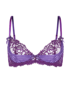 Dioni Plunge Underwired Bra Deep Purple | Agent Provocateur