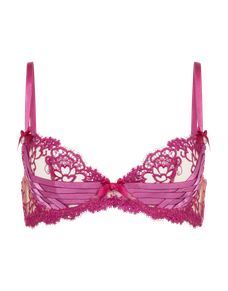 Dioni Plunge Underwired Bra Magenta | Agent Provocateur