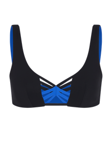 Suky Reversible Bikini Top Blue | Agent Provocateur