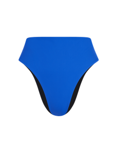 Suky Reversible High Waisted Bikini Bottom Blue | Agent Provocateur