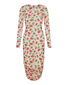 Laury Long Cover Up Cherry Print | Agent Provocateur