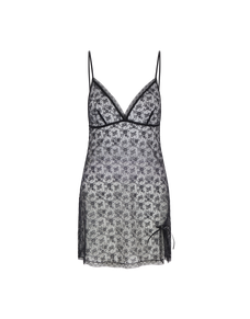 Malorey Short Slip Dress Black | Agent Provocateur