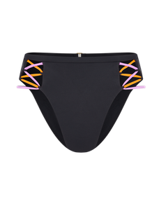 Steffi Bikini Bottom Black Multicolour | Agent Provocateur