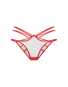 Ozara Full Brief Sand/Red | Agent Provocateur