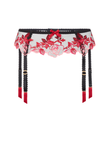 Callypso Suspender Black/Multicolour | Agent Provocateur