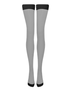 Tanzie Hold Ups Black/Black | Agent Provocateur