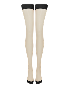 Tanzie Hold Ups Champagne | Agent Provocateur