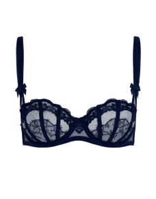 Mariann Balconette Underwired Bra Navy/Navy | Agent Provocateur