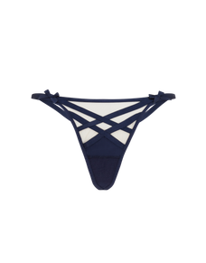 Briella Thong Navy/Navy | Agent Provocateur