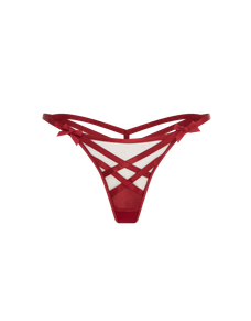 Briella Thong Burgundy | Agent Provocateur