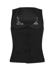 Julietta Waistcoat Black | Agent Provocateur