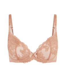 Yara 1 Plunge Underwired Bra Praline | Agent Provocateur