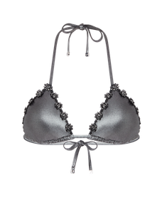 Maiya Bikini Top Black/Silver | Agent Provocateur