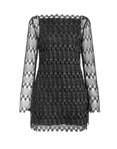 Maiya Cover Up Black/Silver | Agent Provocateur