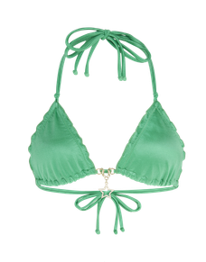 Berry 1 Bikini Top Green/Gold | Agent Provocateur