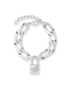 Meriem Bracelet Silver/Crystal | Agent Provocateur