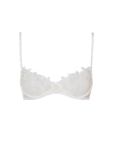 Lindie Demi Cup Plunge Underwired Bra Ivory | Agent Provocateur