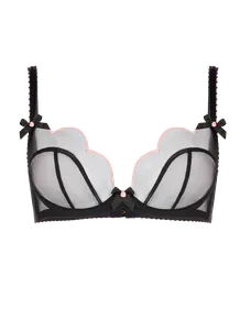 Lorna Plunge Underwired Bra Black  | Agent Provocateur