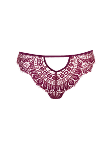 Zalia Full Brief Burgundy | Agent Provocateur