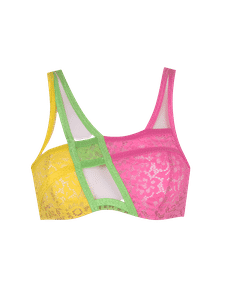 Marty Full Cup Bra Yellow/Pink | Agent Provocateur