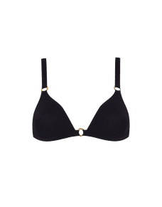Malisa Soft Cup Moulded Bikini Top Black | Agent Provocateur