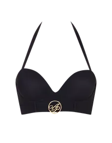 Laurella Strapless Bikini Top Black Black | Agent Provocateur