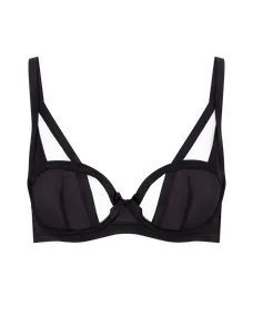 Joan Balconette Underwired Bra Black | Agent Provocateur