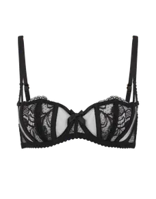 Agent Provocateur Camilla Waspie In Black Chantilly Leavers Lace