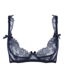 Willa Demi Plunge Underwired Bra Navy | Agent Provocateur