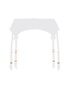 Hinda Suspender White | Agent Provocateur