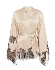 Christi Short Kimono Ivory | Agent Provocateur