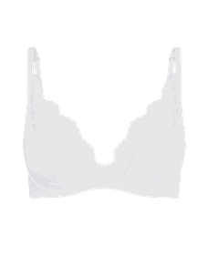 Brigette Padded High Apex Underwired Bra White | Agent Provocateur