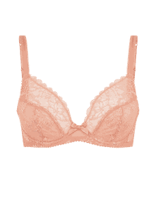 Leni Plunge Underwired Bra Praline | Agent Provocateur