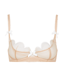 Lorna Demi Cup Plunge Underwired Bra Sand | Agent Provocateur