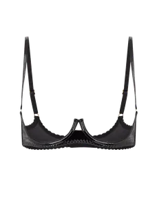 Ozella Open Bra Black | Agent Provocateur