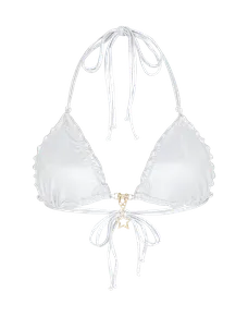 Berry Bikini Top Silver | Agent Provocateur