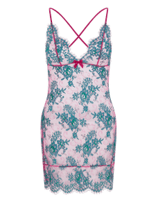 Carline Short Slip Lilac/Lime | Agent Provocateur