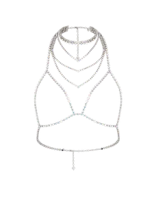 Carllina Chain Bra Irridescent/Silver | Agent Provocateur
