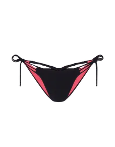Laticia Bikini Bottom Black/Neon Pink | Agent Provocateur