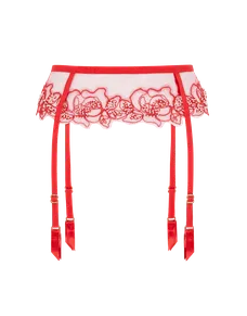 Lindie Suspender Red/Red | Agent Provocateur