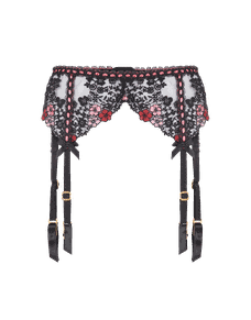 Petunia Suspender Black | Agent Provocateur